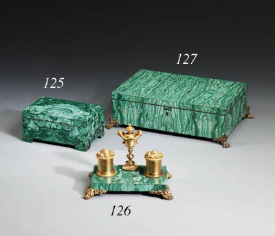 A malachite Casket