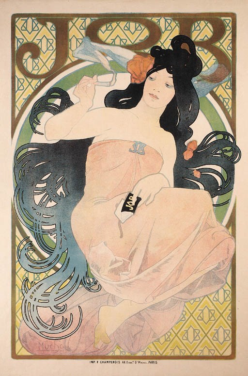 'JOB', A LITHOGRAPH IN COLORS