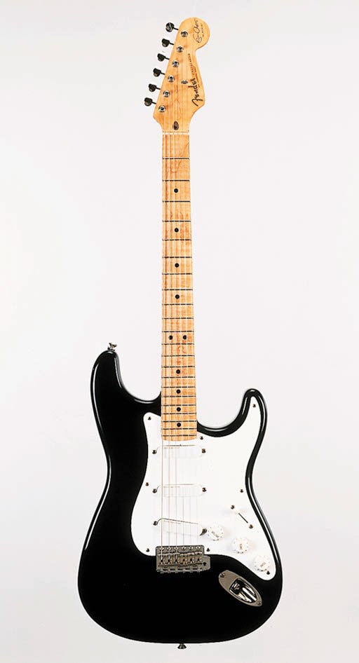 A 1991 Fender Stratocaster Eric Clapton "Blackie" Signature Model