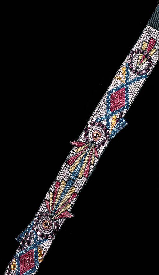 A Fender/Versace guitar strap