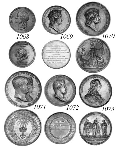 Ferdinand I, Visit of the Duchess of Lucca to the Naples Mint 1822, by F. Rega, crowned head right, rev. legend in nine lines, 49mm., 54.0g. (Ricc.126), good very fine, old grey toning, rare