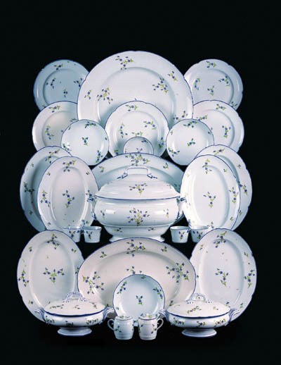 a niderviller dinner service
