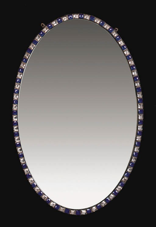 AN OVAL MIRROR