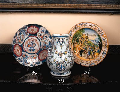 A Japanese Imari lobed charger, late 19th century