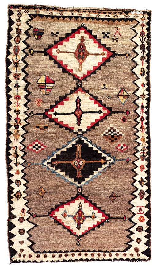 A GABBEH RUG