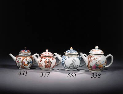 A 'European Subject' teapot and cover