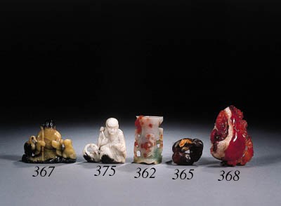 Three jade carvings of figures