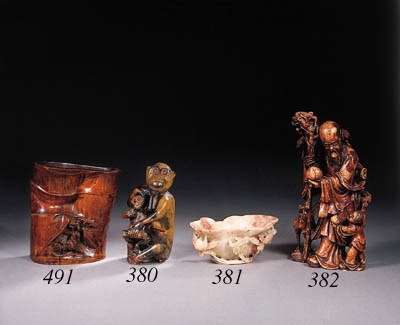 A soapstone libation cup