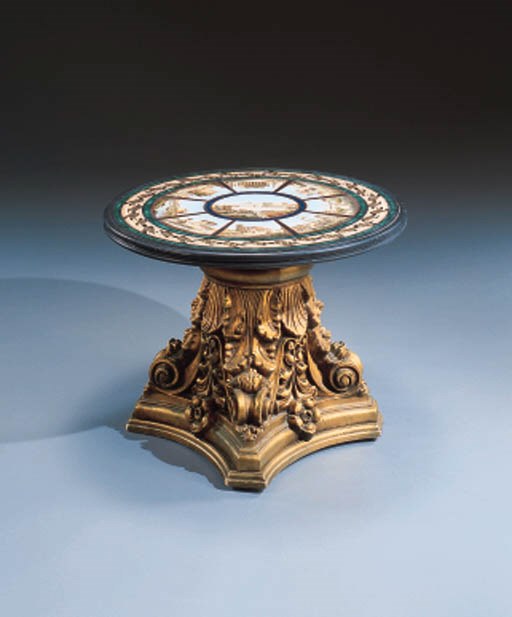 AN ITALIAN MICROMOSAIC TABLE