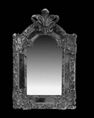 A Louis XIV giltwood mirror