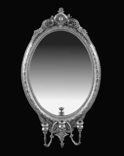A pair of gilt composition girandoles, 20th century