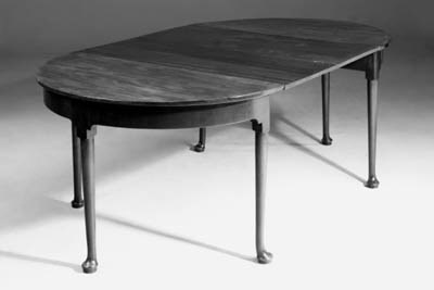 A George III mahogany dining table