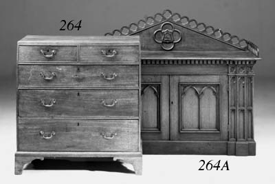 A George III oak chest