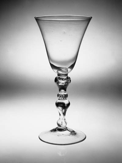 A light baluster goblet