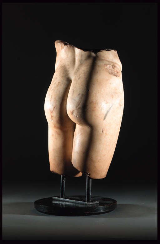 A ROMAN MARBLE FRAGMENTARY TORSO