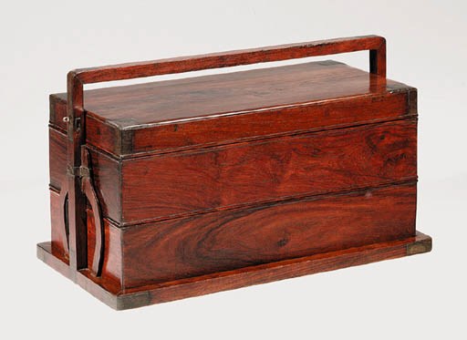 A Huanghuali Two-Tier Picnic Box, Tihe