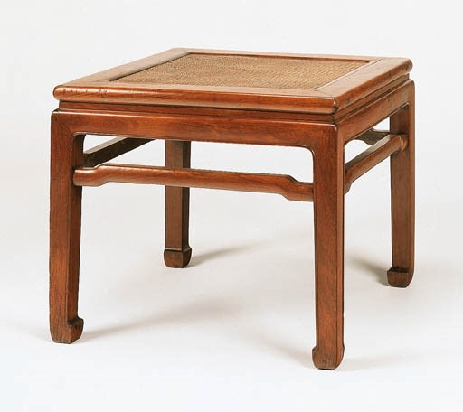 A Huanghuali Square Stool, Deng