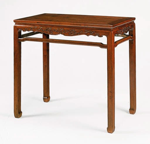A Huanghuali Rectangular Side Table, Xiaozhuo