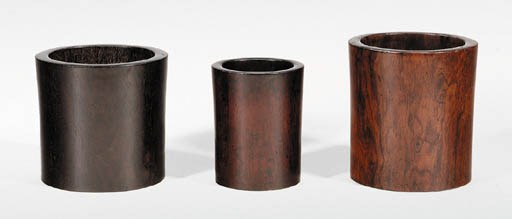 A Set of Three Brushpots, Bitong