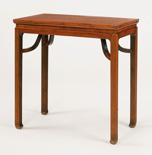 A Small Huanghuali Side Table, Tiaoan