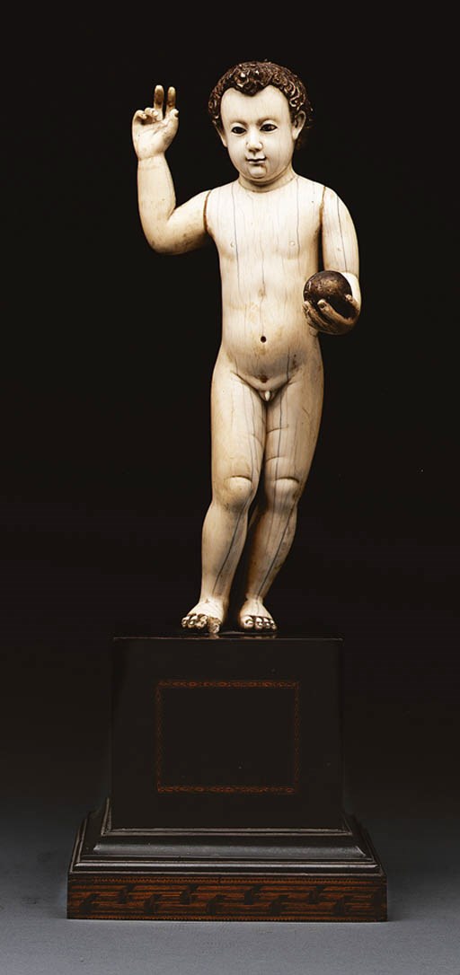 A Ivory Figure of the Christ Child