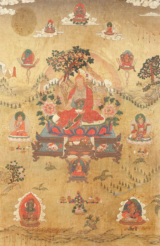 A Thanka of a Nyingma Lama