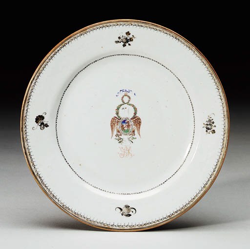 AN 'ORDER OF THE CINCINNATI' PLATE