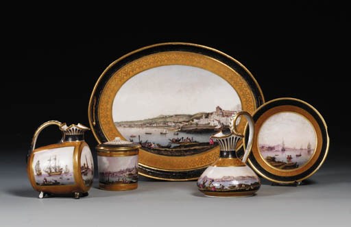 A Naples (Real Fabbrica Ferdinandea) topographical cabaret