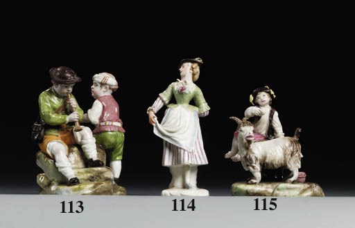 A Naples (Real Fabbrica Ferdinandea) figure of a dancer