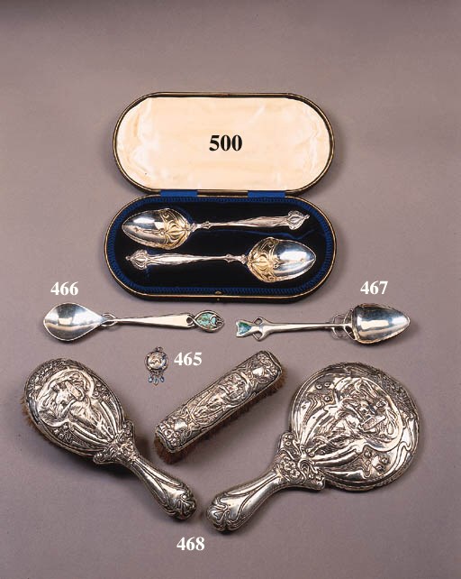 A Liberty Cymric silver spoon