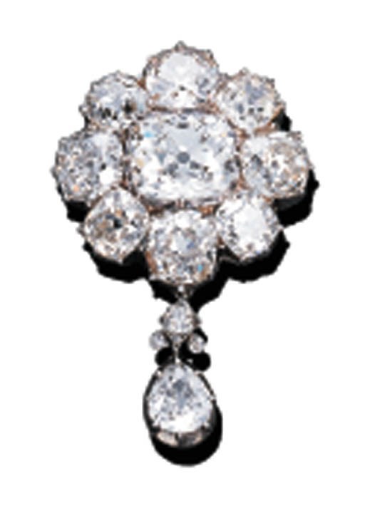 A DIAMOND BROOCH