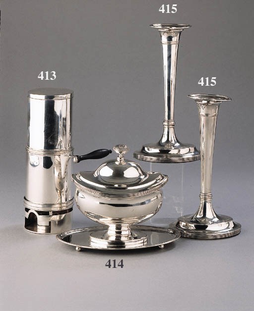A Dutch silver tobacco-pot