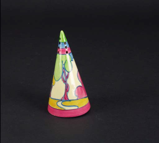 'Pastel Autumn' a  'Fantasque Bizarre' Conical sugar sifter