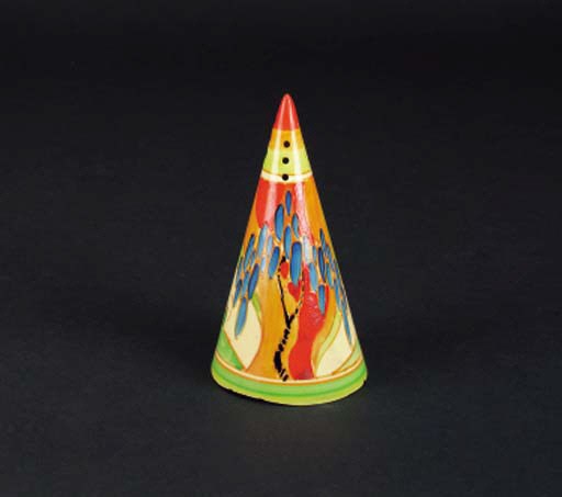 'Windbells' a 'Bizarre' Conical sugar sifter