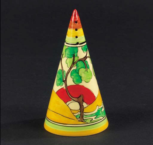 'Green Bridgewater' a  'Bizarre' Conical sugar sifter