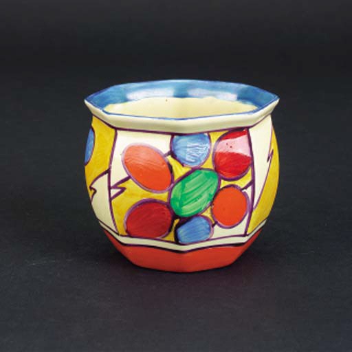 'Pebbles' a  'Fantasque Bizarre' Chester fern pot