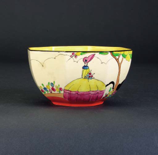 'Idyll' a  'Bizarre' Octagonal bowl