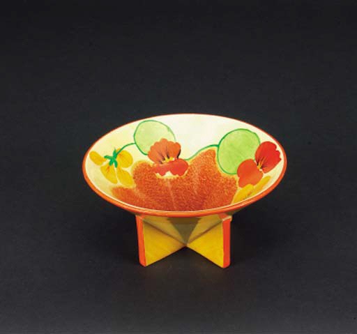 'Nasturtium' a  'Bizarre' Conical bowl