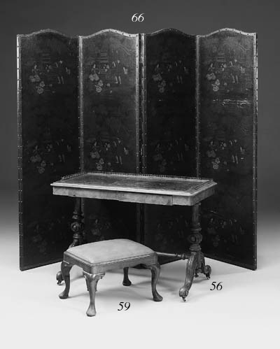 A Victorian walnut writing table