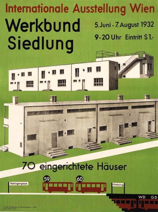 'WERKBUND SIEDLUNG', A LITHOGRAPH IN COLORS