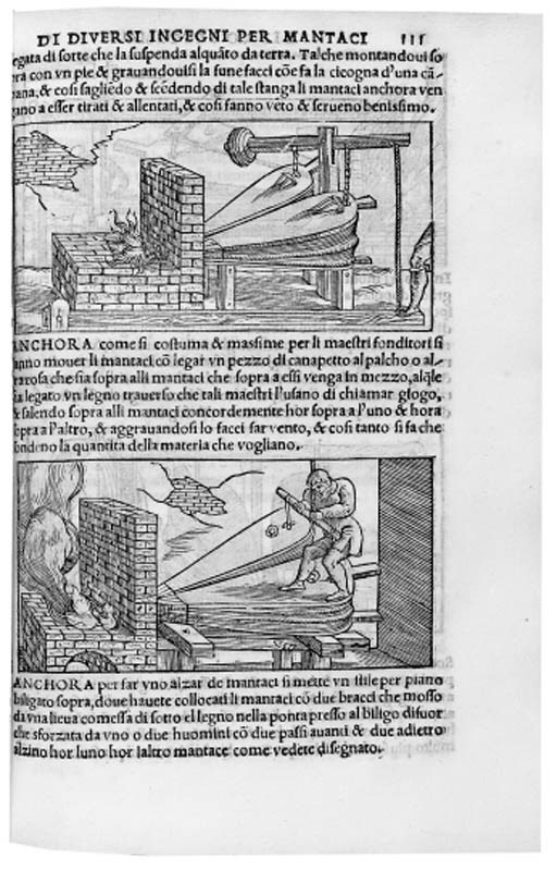 BIRINGUCCIO, Vannuccio (1480-1539). De la pirotechnica. Venice: Venturino Rossinello for Curzio Nav & Fratelli, 1540.