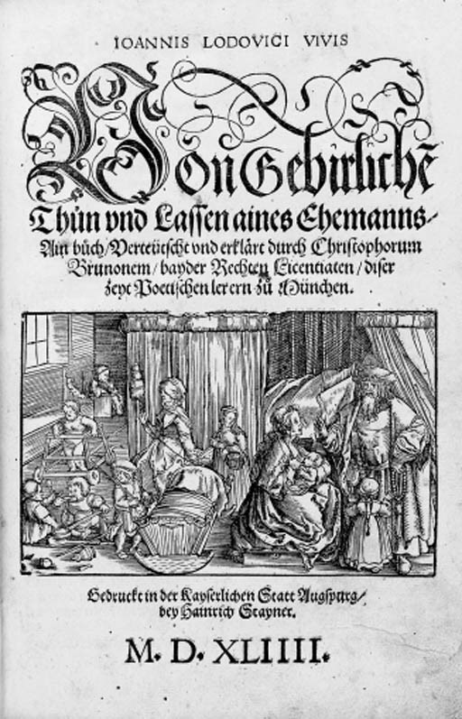 RYFF, Walter, ed. Frawen Rosengarten Von vilfaltigen sorglichen vnd gebrechen der Mtter vnd Kinder, so inen vor, inn, vnnd nach der Geburt begegnen mogenn. [Frankfurt a.M.: Christian Egenolff, 1545]. 2 (273 x 191mm). 32 small woodcuts in the text (including a few repeats), with the final blank. (First 2 leaves in facsimile, tear in C6, worming, mostly marginal, occasionally affects text, quire P rather stained.) A rare edition of this important early German edition on childbearing and childhood diseases.