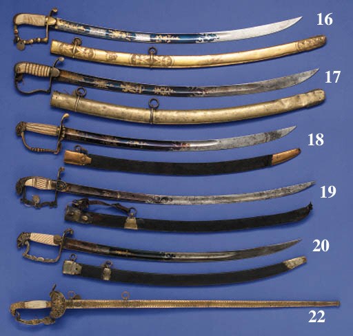 AN AMERICAN MOUNTED INFANTRY OFFICER'S EAGLEHEAD SABER