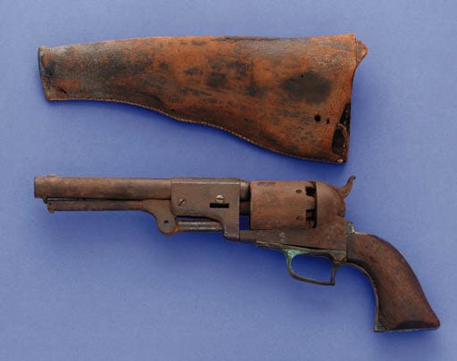 A .44 COLT FIRST MODEL 1848 DRAGOON PERCUSSION REVOLVER, SERIAL No. 6800 for 1849