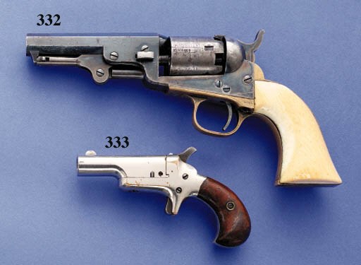 A .31 COLT MODEL 1849 POCKET PERCUSSION REVOLVER, SERIAL NO. 286689 FOR 1866