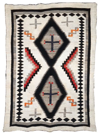 A TRANSITIONAL NAVAJO BLANKET