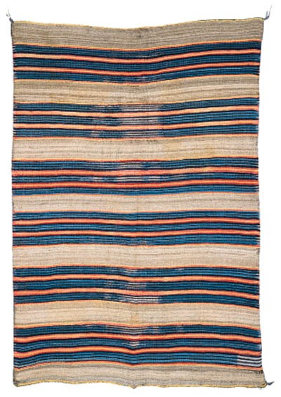 A NAVAJO LATE CLASSIC WEARING BLANKET