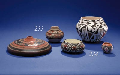 A LARGE NAVAJO POLYCHROME BOWL