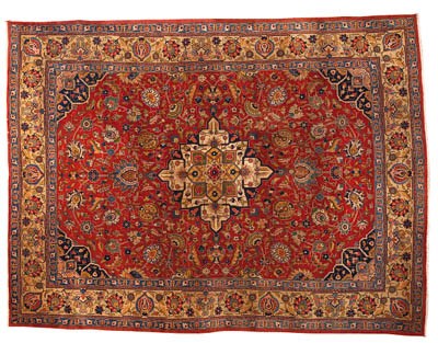 An antique Tabriz carpet, North-West Persia