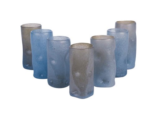 ELEVEN ASSORTED MEXICAN SODA GLASS TUMBLERS